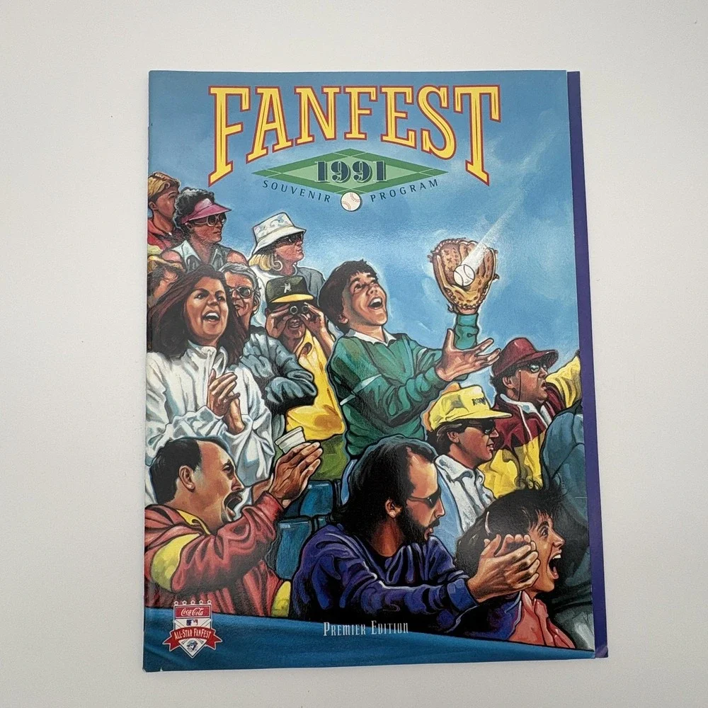 Vintage 1991 MLB All Star Fanfest Souvenir Program Baseball Premier Edition